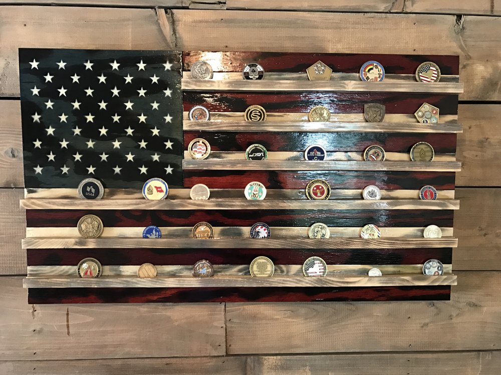 Challenge Coin Holders - Veteran Made Woodworks