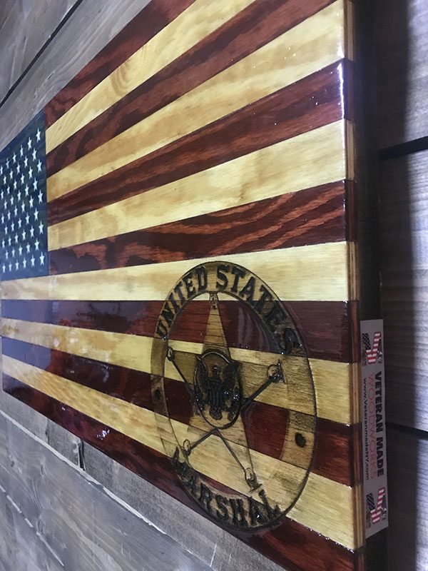 Rustic American - Handmade Wooden American Flags